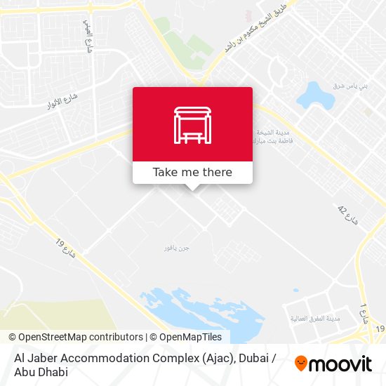 Al Jaber Accommodation Complex (Ajac) map
