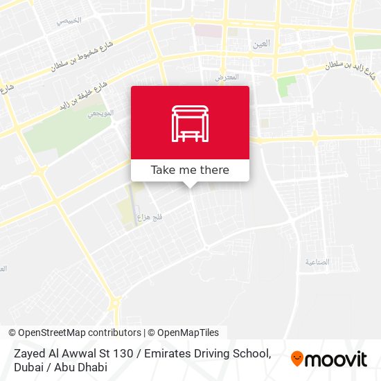 Zayed Al Awwal St 130 / Emirates Driving School map