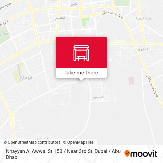 Nhayyan Al Awwal St 153 / Near 3rd St map