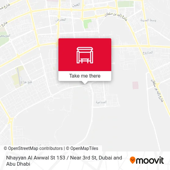 Nhayyan Al Awwal St 153 / Near 3rd St map