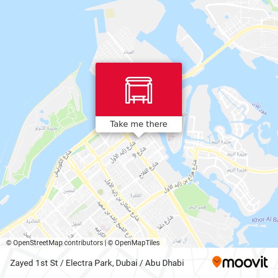 Zayed 1st St / Electra Park map