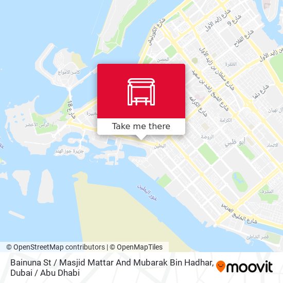 Bainuna  St / Masjid Mattar And Mubarak Bin Hadhar map