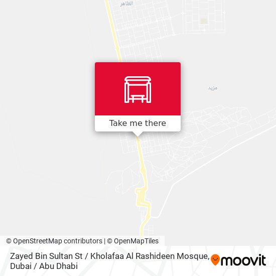 Zayed Bin Sultan St  / Kholafaa Al Rashideen Mosque map