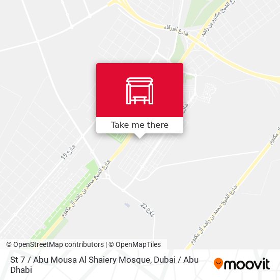 St 7 / Abu Mousa Al Shaiery Mosque map