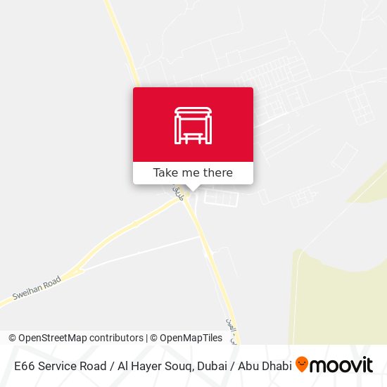E66 Service Road  / Al Hayer Souq map