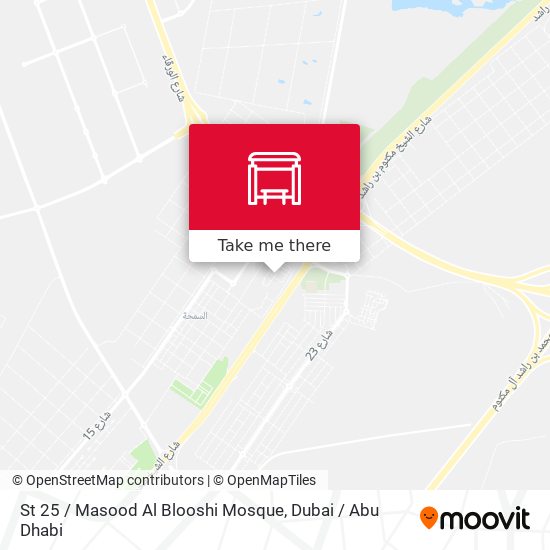 St 25 / Masood Al Blooshi Mosque map