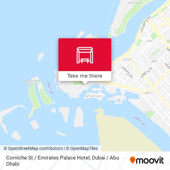 Corniche St / Emirates Palace Hotel map