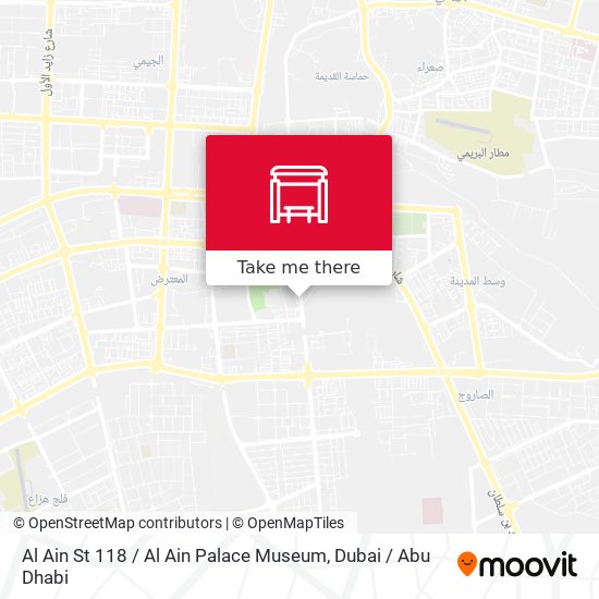 Al Ain St 118 / Al Ain Palace Museum map