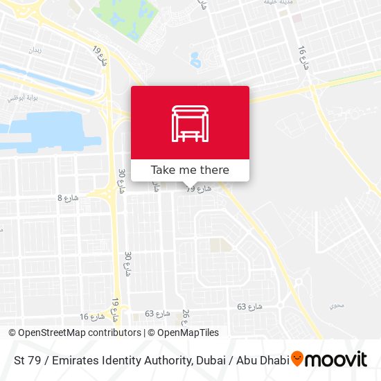 St 79 / Emirates Identity Authority map