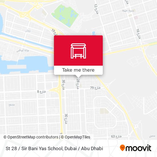 St 28 / Sir Bani Yas School map