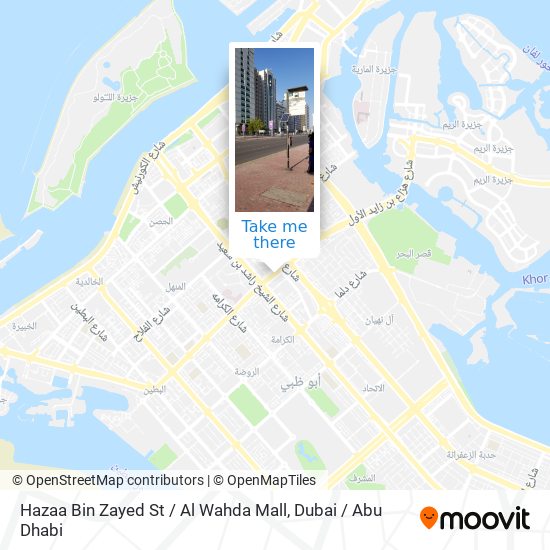 Hazaa Bin Zayed St / Al Wahda Mall map