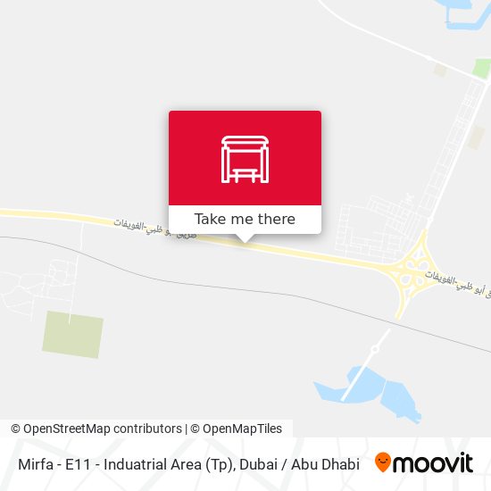 Mirfa - E11 - Induatrial Area (Tp) map