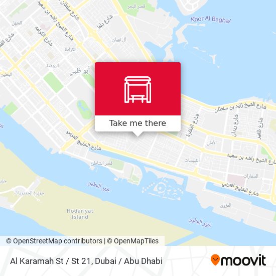 Al Karamah St / St 21 map