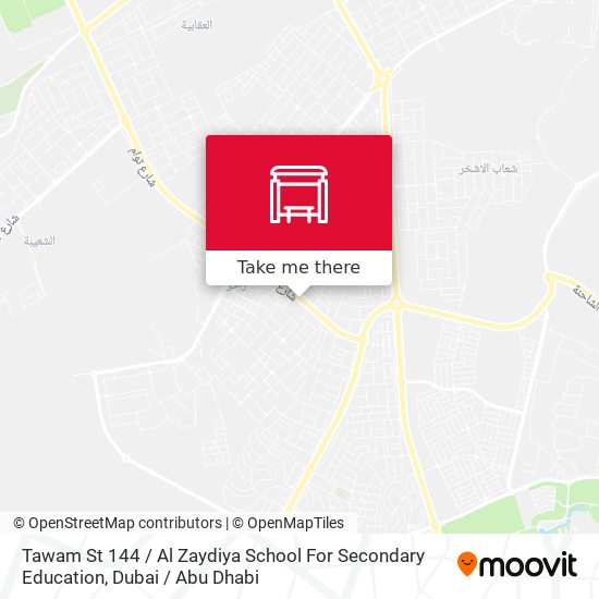 Tawam St 144 / Al Zaydiya School For Secondary Education map