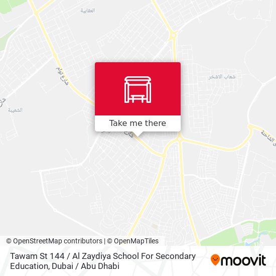 Tawam St 144 / Al Zaydiya School For Secondary Education map