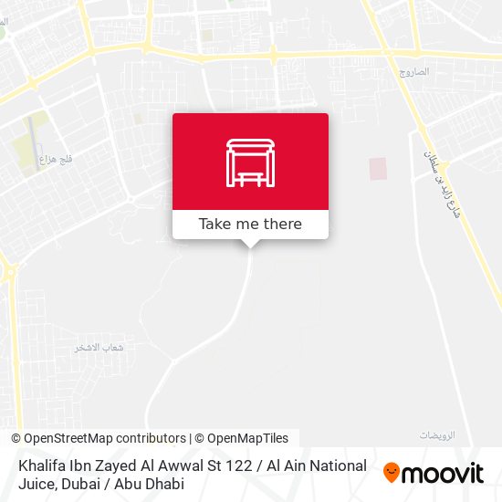 Khalifa Ibn Zayed Al Awwal St 122 / Al Ain National Juice map