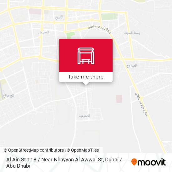 Al Ain St 118 / Near Nhayyan Al Awwal St map
