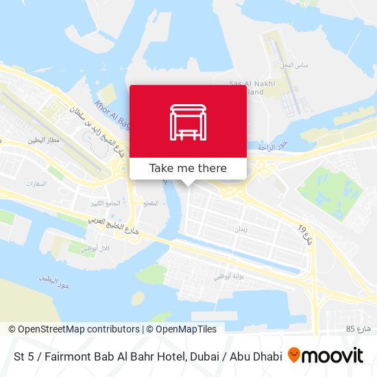 St 5 / Fairmont Bab Al Bahr Hotel map