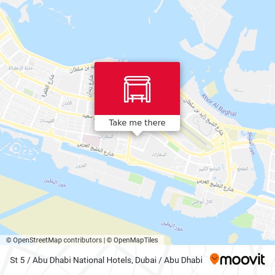St 5 / Abu Dhabi National Hotels map