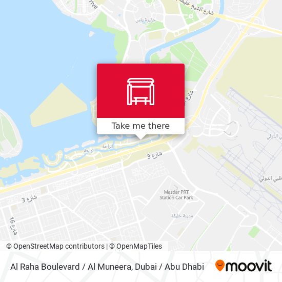 Al Raha Boulevard / Al Muneera map