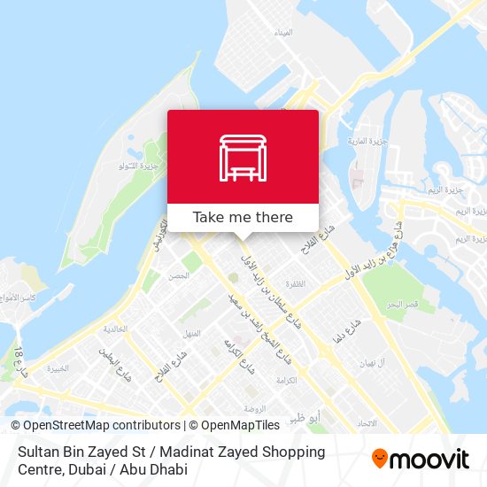 Sultan Bin Zayed St / Madinat Zayed Shopping Centre map
