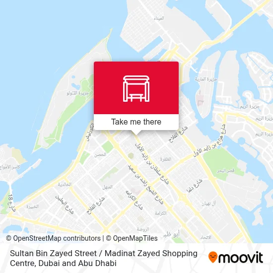 Sultan Bin Zayed Street / Madinat Zayed Shopping Centre map
