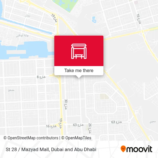 St 28 / Mazyad Mall map
