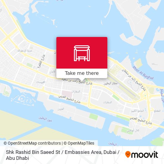 Shk Rashid Bin Saeed St / Embassies Area map