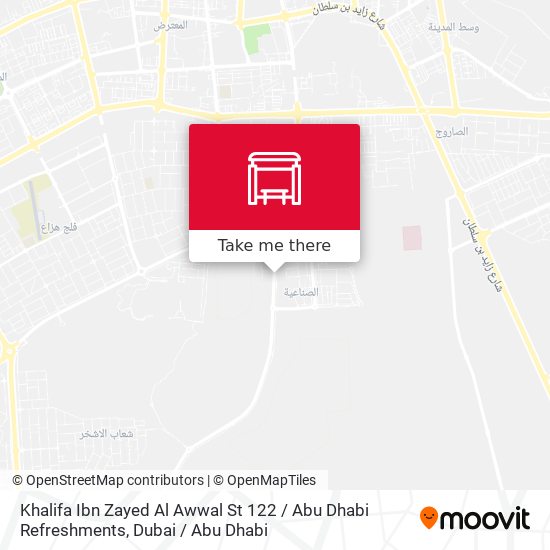 Khalifa Ibn Zayed Al Awwal St 122 / Abu Dhabi Refreshments map