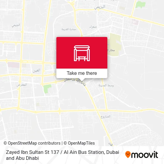 Zayed Ibn Sultan St 137 / Al Ain Bus Station map