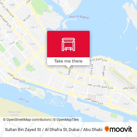 Sultan Bin Zayed St /  Al Dhafra St map