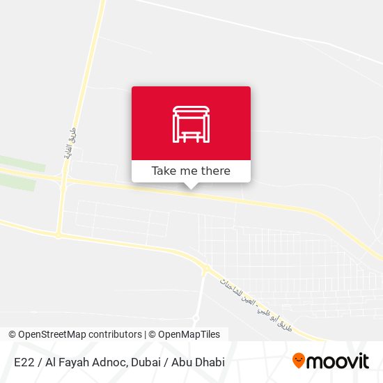 E22 / Al Fayah Adnoc map