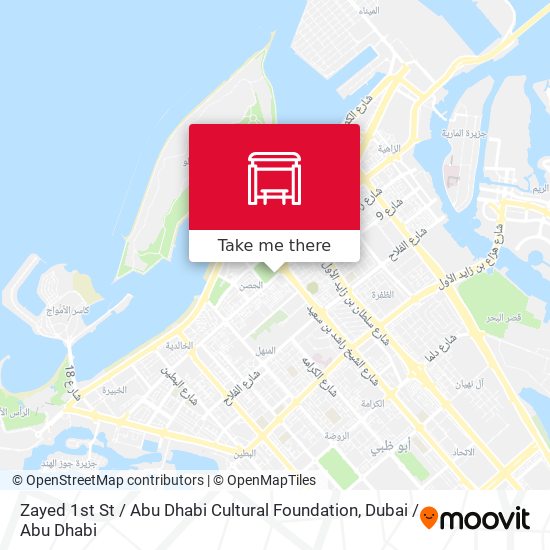 Zayed 1st St / Abu Dhabi Cultural Foundation map