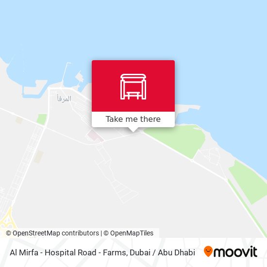 Al Mirfa - Hospital Road - Farms map