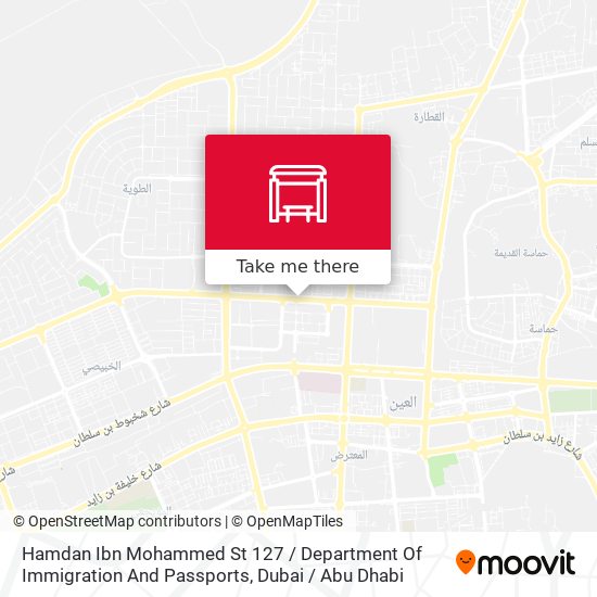 Hamdan Ibn Mohammed St 127 / Department Of Immigration And Passports map