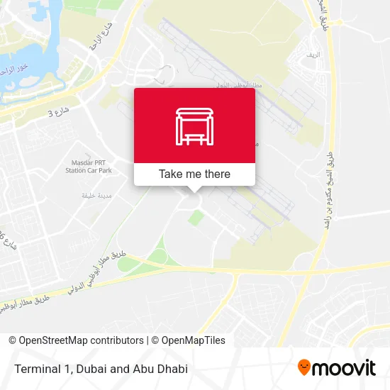 Terminal 1 map