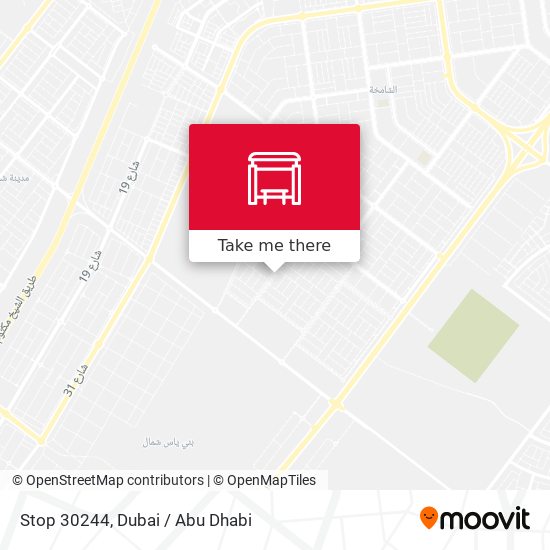 Stop 30244 map