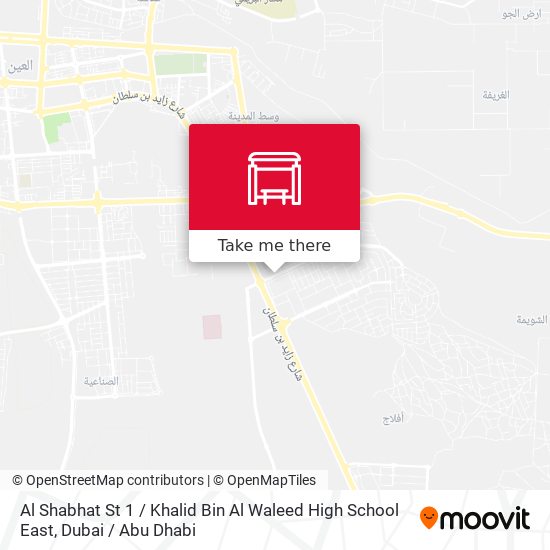 Al Shabhat St 1 / Khalid Bin Al Waleed High School East map