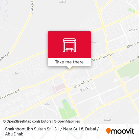 Shakhboot Ibn Sultan St 131 / Near St 18 map