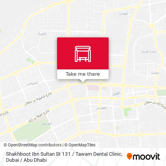 Shakhboot Ibn Sultan St 131 / Tawam Dental Clinic map