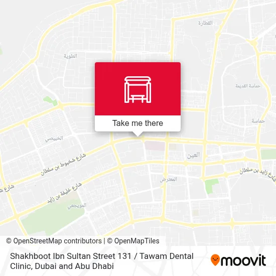 Shakhboot Ibn Sultan St 131 / Tawam Dental Clinic map