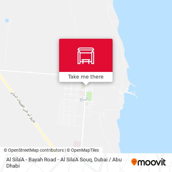 Al Sila'A - Bayah Road - Al Sila'A Souq map