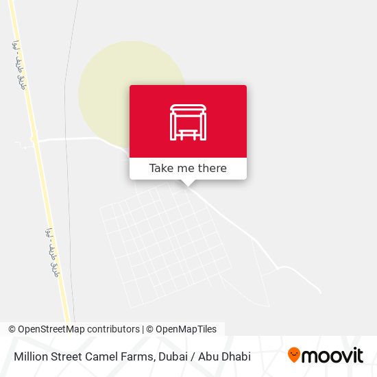 Million Street Camel Farms map