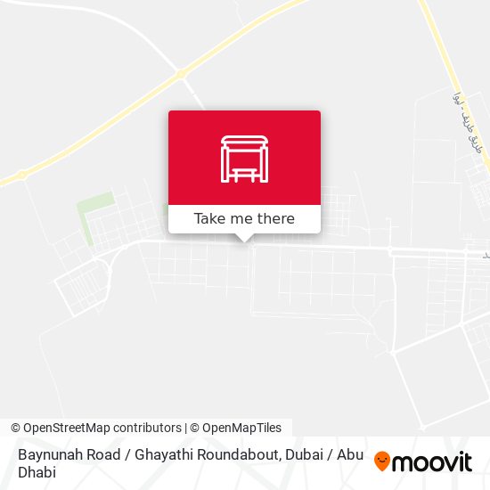 Baynunah Road / Ghayathi Roundabout map