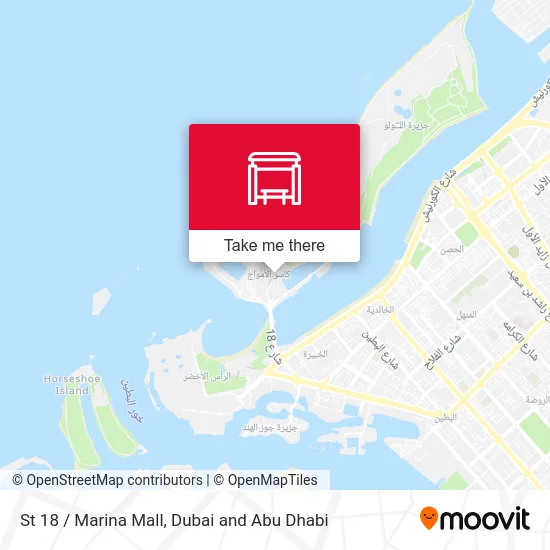 St 18 / Marina Mall map