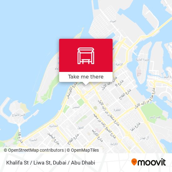 Khalifa St / Liwa St map