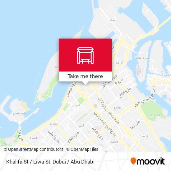 Khalifa St / Liwa St map