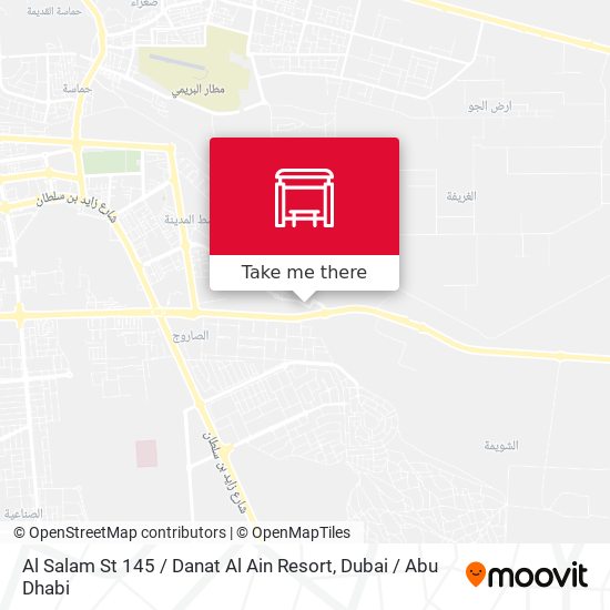 Al Salam St 145 / Danat Al Ain Resort map