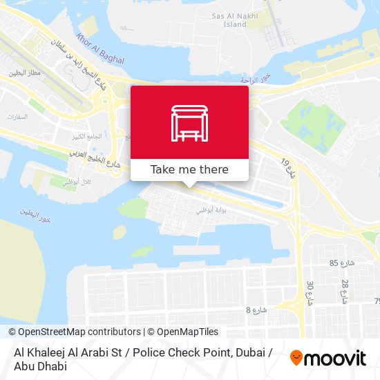 Al Khaleej Al Arabi St / Police Check Point map