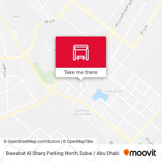 Bawabat Al Sharq Parking North map